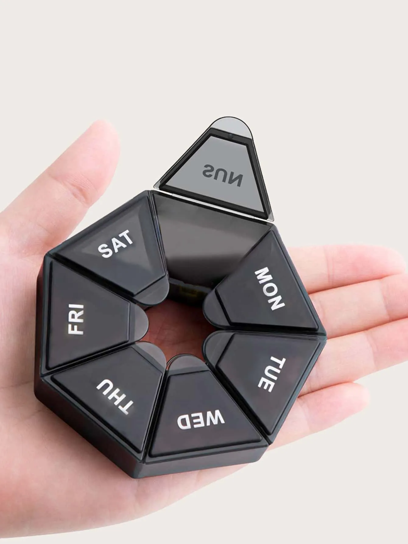 1pc 7 Grid Medicine Storage Box