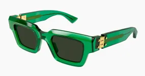 Bottega Veneta Glasses - BV1230S 002 - GREEN AND GREEN