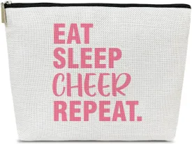 Cheer Makeup Bag, Cosmetic Cheerleading Bags For Cheerleaders, Team Party Favors, Travel Pouch For Teen Girls Women, Teammates Accessories