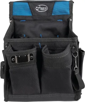 Dead On Tools HDP222496 Pro Electricians Professional Pouch, Black|black