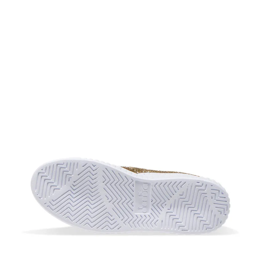 DIADORA SNEAKERS GAME STEP GS BIANCO - ORO