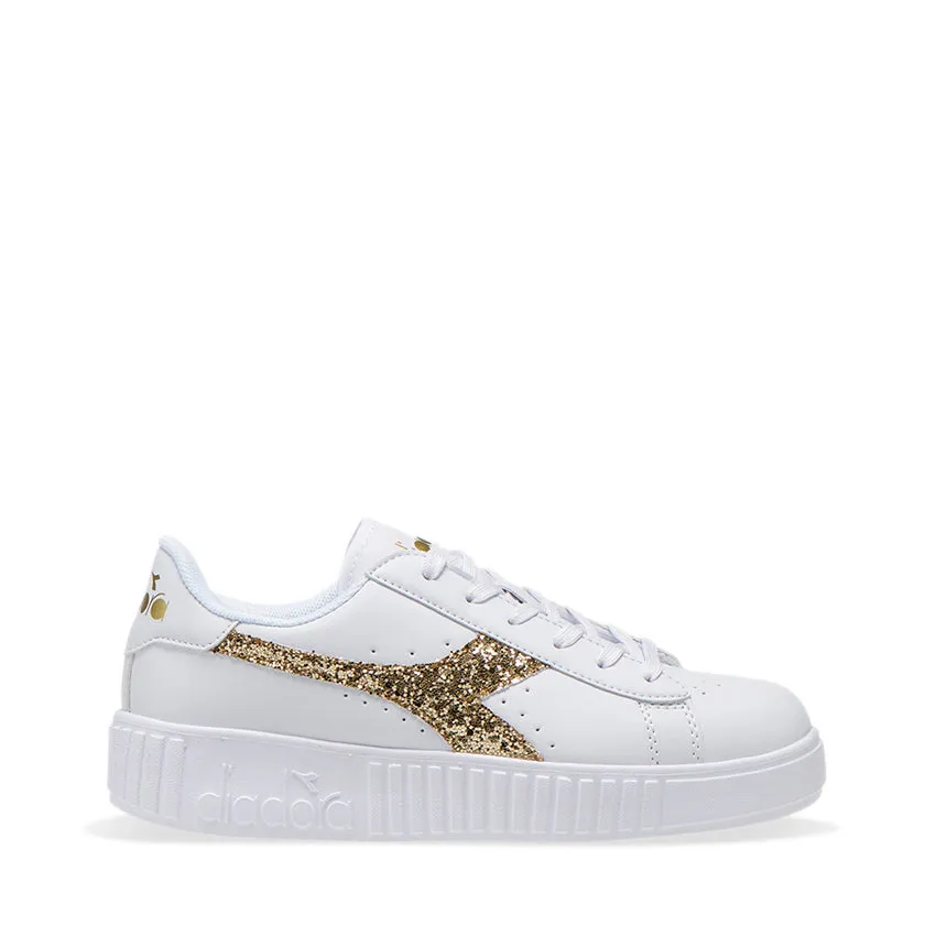 DIADORA SNEAKERS GAME STEP GS BIANCO - ORO