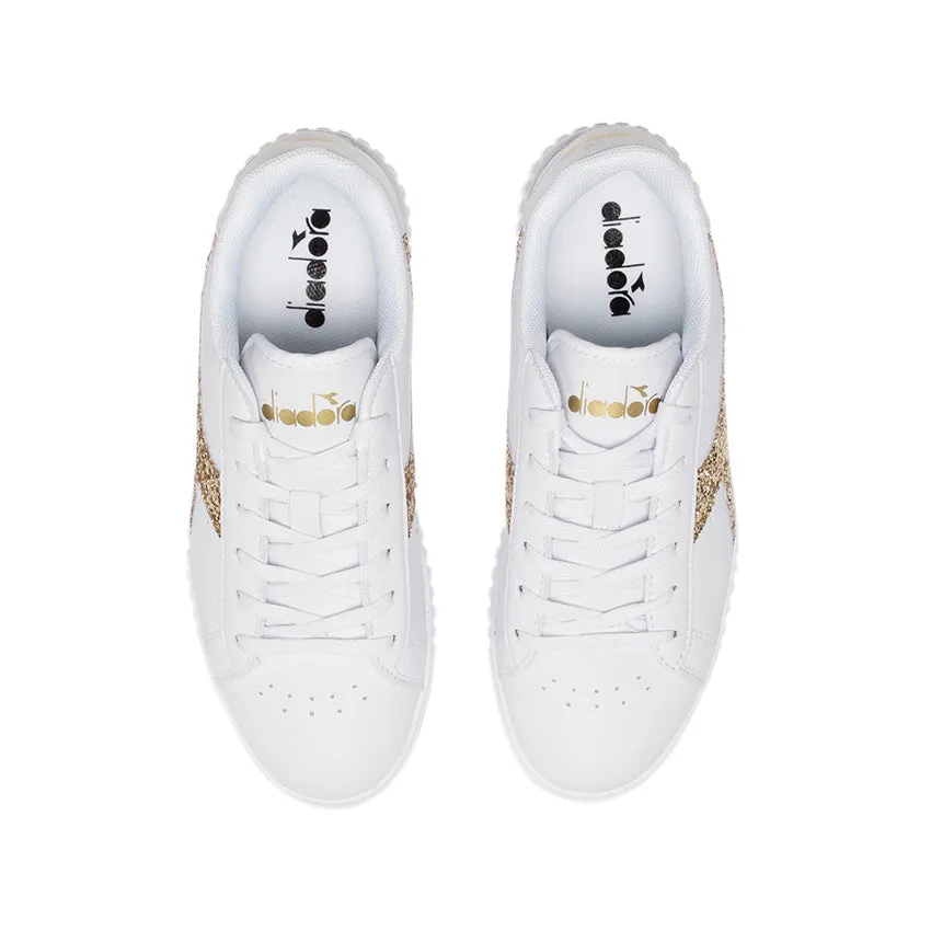 DIADORA SNEAKERS GAME STEP GS BIANCO - ORO
