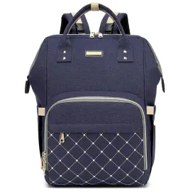 Diaper Bag Backpack, Diaper Bags for Baby Girls Boys, Baby Bags for Moms Dads, Nappy Changing Bag with Insulated Pockets,Multi-functional Waterproof Backpack with Stroller straps-Blue