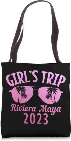 Girls Trip 2023 Riviera Maya Vacation Outfit Matching Group Tote Bag