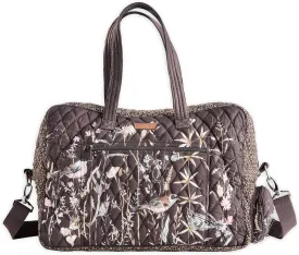 Maison d' Hermine Weekender Bags for Women Cotton Quilted Duffel Overnight Luggage Weekend Bag for Men Gym Sports Gifts Travel Business Travellers Family Trip
