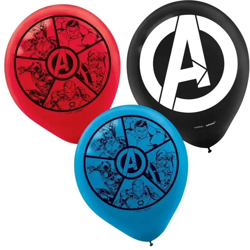 Marvel Avengers Powers Unite Balloons - Pack of 6