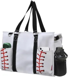 NGIL Zip-Top Tote Bag with Exterior Pockets for Working Women, Teachers, Nurses, and Moms, Design in USA