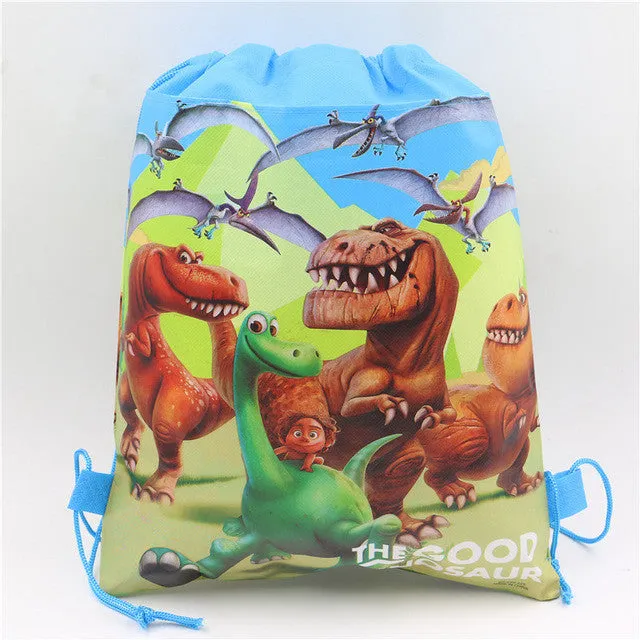 Pokemon Go Decoration Birthday Party Soy Luna Non-Woven Fabric Drawstring Minnie\Mickey Gift Bags Pikachu\Ninja Turtle Supplies