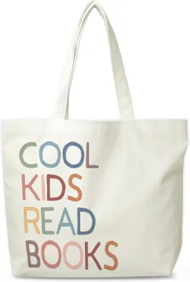 Rainbow Canvas Tote Bag, Reading Aesthetic Grocery Bag,Learning Tote Bag Gifts For Teacher