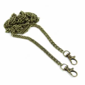 THINKTHENDO Metal Stainless Steel Purse Chain Strap Handle Shoulder Crossbody Handbag Bag Belt Metal Replacement 120cm